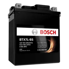 Bateria Moto Bosch Btx6l-bs 6ah 12v Cb 600 Hornet Mirage 150