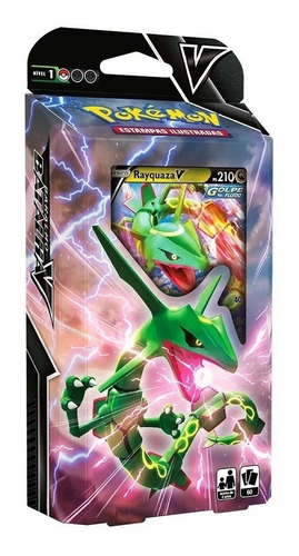 Carta Pokémon: Rayquaza gx Shiny Português copag + Brinde em