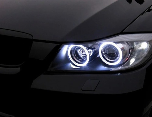 Juego Ojos De Angel Bmw Led Blanco Serie 1,3,5,6 X1 X3 X5 X6 Foto 6