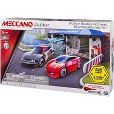 Meccano Junior Estacion D Policía 2 Autos 156 Pcs Bunny Toys
