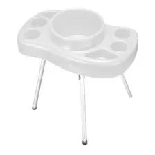 Aquabar Branco Com Suporte P/ Piscina Banheira Ofurô Jacuzzi