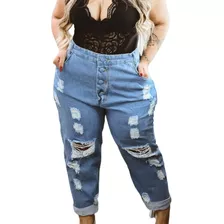 Calça Jeans Mom Plus Size