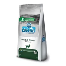 Alimento Vet Life Natural Canine Obesity & Diabetic Para Perro Adulto Todos Los Tamaños Sabor Mix En Bolsa De 10.1kg