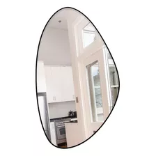 Espelho Decorativo Organico Com Borda Moldura Minimalista