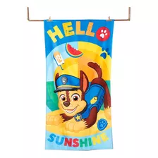 Toalla Playa Piscina Algodon 140cm Paw Patrol Chase/jp Ideas