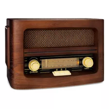 Clearclick Classic Vintage Retro Style Radio Con Bluetooth, 