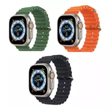 Reloj Inteligente Smartwatch X11 Ultra Max Con 3 Mallas