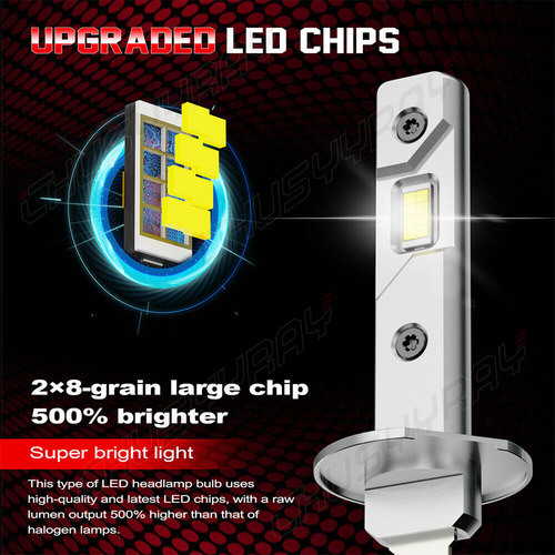 Faro Led Combinado H1 H7 Para Citroen Ds3 Foto 6