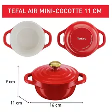 Set 2 Mini-cocotte Air 11 Cm Color Rojo