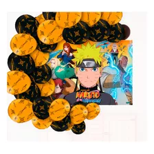 Kit Festa Naruto Decoração Painel Gigante + 25 Bexigas N9 