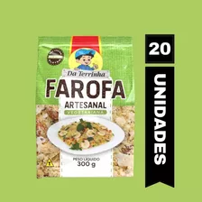 Farofa Artesanal Da Terrinha Vegetariana 300 G - Caixa C/ 20