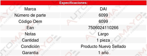 Tornillo Estabilizador Dodge D350 72-93 Dai Foto 3