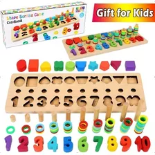 Juguete Didactico Numeros Colores Figuras Niños Bebe