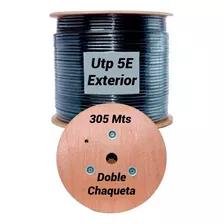 Cable Utp Cat 5e Uso Exterior Aleación 305 Metros 