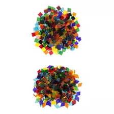 500pcs Colorearon Las De Mosaico De Cristal Vítreas Para El