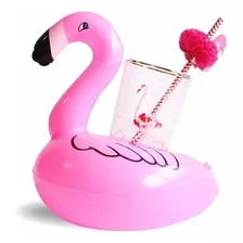 Boia Flamingo Porta Copo Para Piscina Praia Festas