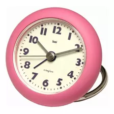 Reloj Despertador De Viaje Bai Rondo, Rosa