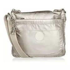 Kipling Sebastian Crossbody Para Mujer, Superligero, Color Brillo Metálico