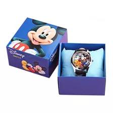 Reloj Pulsera Para Niños - Mickey Mouse Con Cajita 