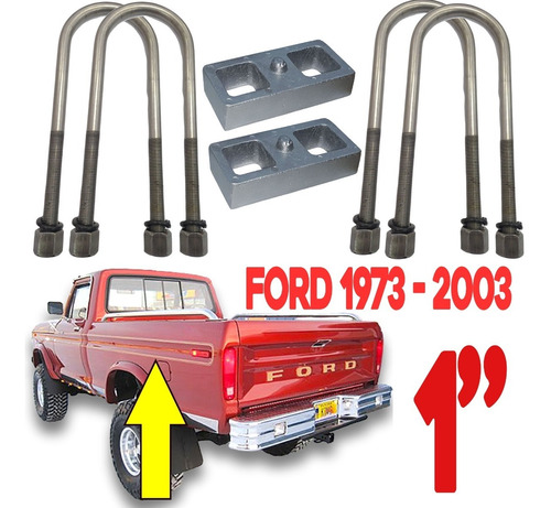 Tacones Para Muelles Ford F100, F150, F250, Econoline Foto 9