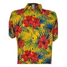 Camisas Hawaiano Para Caballero - Modelo Chrisantemos