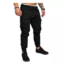 Pantalón Jogger Cargo Jeans Para Hombre Casual