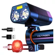 Luces P/ Bicicleta Victagen, 3000 Lumenes, 3led, Usb