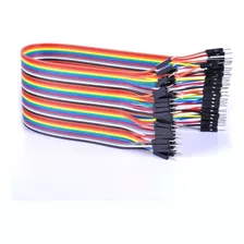 Cabo Wire Jumper 20cm 40 Fios Macho-macho Protoboard Arduino