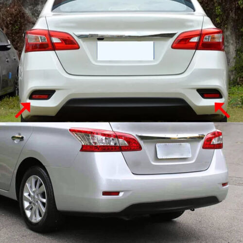 For 2013-2018 Nissan Sentra Red Bumper Reflector Set Rea Aab Foto 7