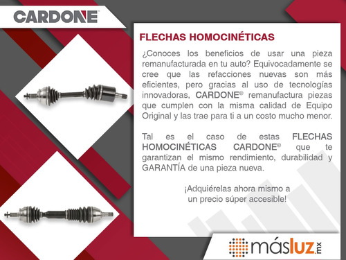 (1) Flecha Homocintica Derecha Spectra L4 2.0l 06/09 Foto 6