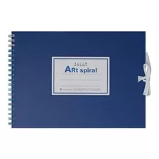 Cuaderno De Dibujo Espiral Maruman Art F0 Azul