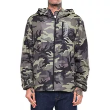 Jaqueta Dc Shoes Dagup Print Camo Masculina Preto