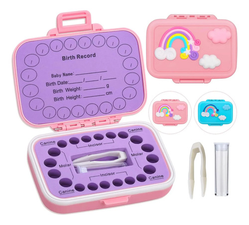 Suportes Para Dentes De Crianças, Caixa De Recordações Pink