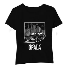 Camiseta Feminina Opala Anos 80 Baby Look Gm Carros Antigos