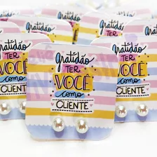 50 Pares De Brincos + Tag Brinde Para Cliente Eventos Lojas