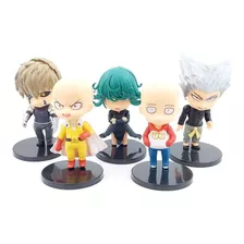 Set De 5 Figuras One Punch Man Anime Saitama Genos Garou