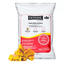 Cera Depilatoria Depimiel Em Pedras Natural Com Mel 10kg