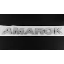 Emblema Volkswagen Palabra Amarok Cromo Original