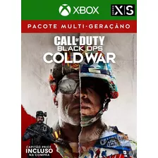 Call Of Duty Cold War Pacote Multi - Geração Xbox Series X|s