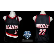 Camisa Potland Blazers Oficial Champion #22 Clyde Drexler