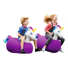 Hearthsong Inflatable Unicorn Ride On Bouncer Hippity Hop To