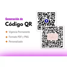 Creación De Código Qr (vigencia: Permanente)