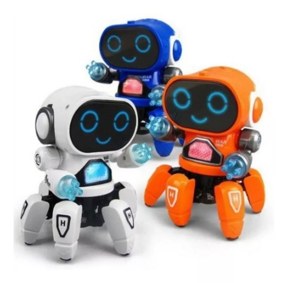 Robô Aranha Dançarino Com Som E Luzes Diversão Garantida!
