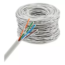 Cable Utp Cat5e Interior 200mt 0.5mm 100%cobre Gris Iai Tech