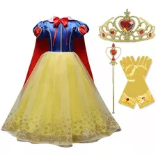 Fantasia Luxo Princesas Disney Branca De Neve