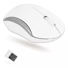 Mouse Inalambrico Macally White