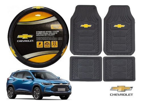 Cubre Volante Funda Fibra Carbono Chevrolet Tracker 2021 D
