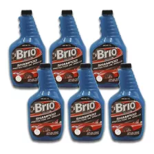 6pk - Brio Shampoo Automotriz Protector De Brillo 1lt