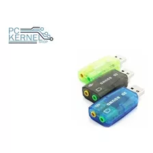 Tarjeta Sonido Usb 2.0 Externa Audio 3d Virtual 5.1 Pc