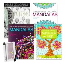 Conjunto De Libros De Colorear Avanzados Adultos, Conju...